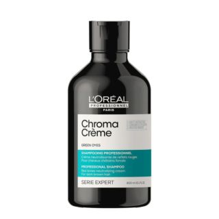 L'Oréal Professionnel Chroma Creme Green Dyes Shampoo 300ml - shampoo per capelli da castano scuro a nero